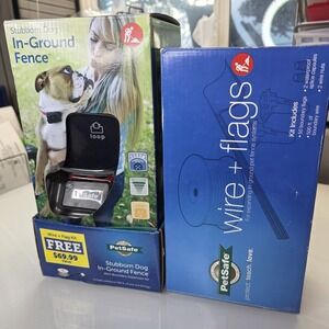 New Box PetSafe In Ground Stubborn Dog Fence Receiver Collar Complete 500 Ft